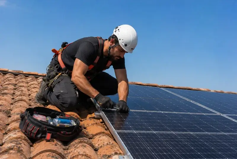 Maintenance et monitoring de panneaux solaires à Hasparren
